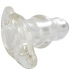 Double Tunnel X-Large Butt Plug - Clear