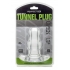 Double Tunnel X-Large Butt Plug - Clear