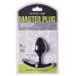 Strap On Master Butt Plug – Small Black