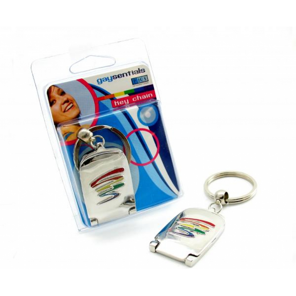 Gaysentials Mirror Key Chain - Squiggle