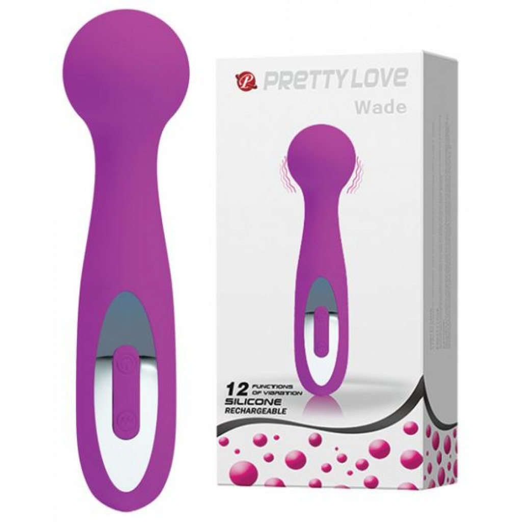 Pretty Love Wade Purple Rechargeable Massage Wand