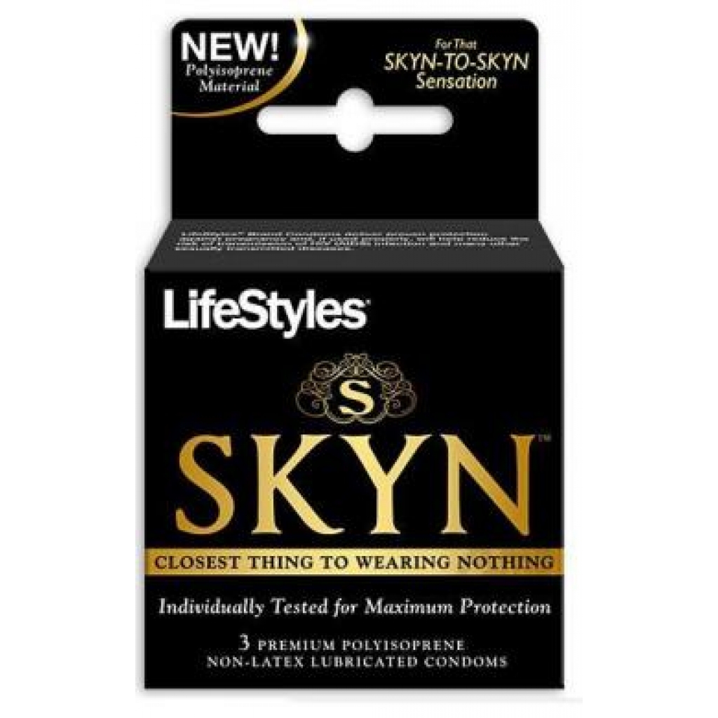 Lifestyles Skyn Non-Latex Condoms - 3 Pack