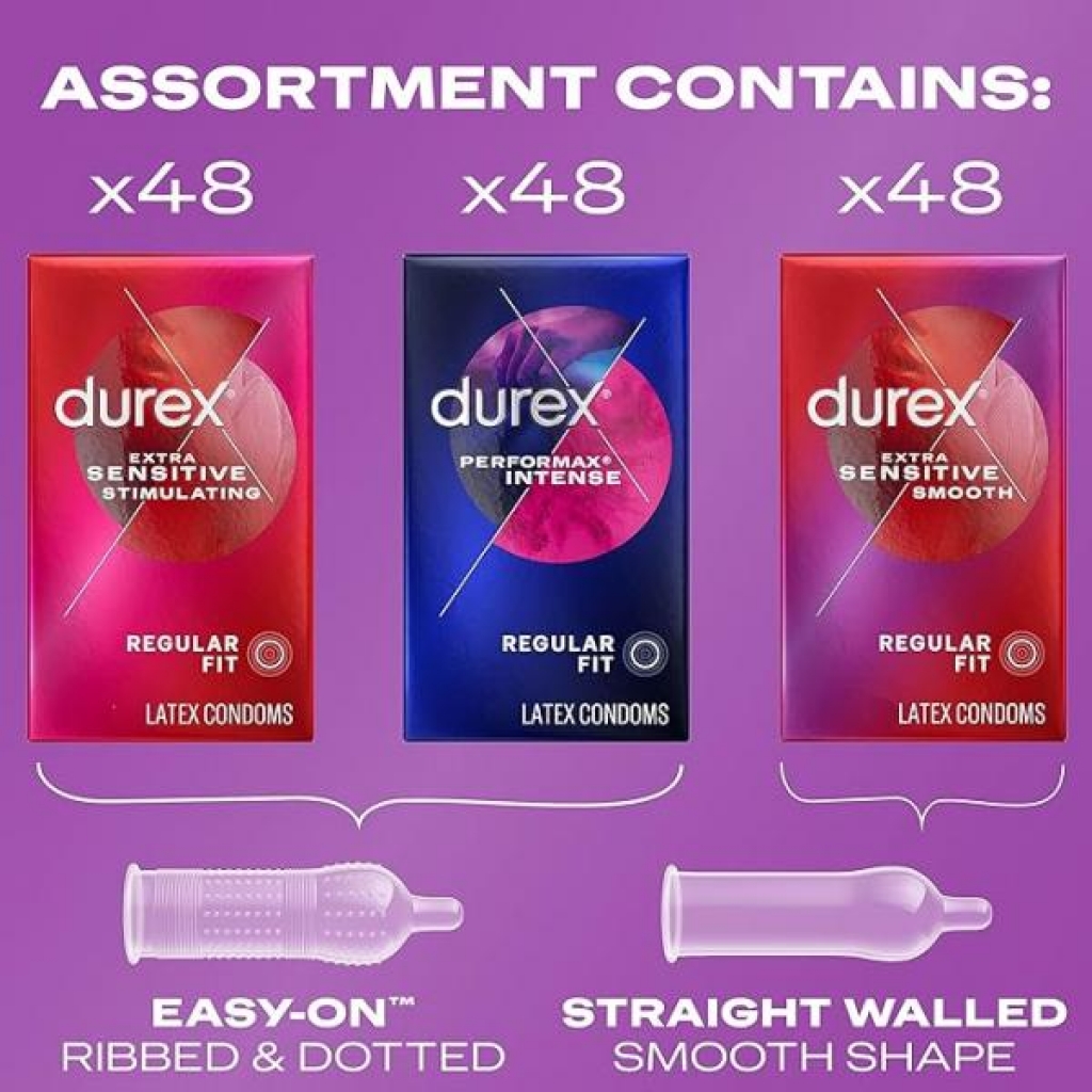 Durex Variety Pack - 144 Ct