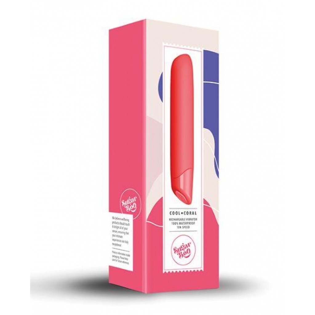 Rocks Off Sugarboo Cool Coral Rechargeable Vibrator