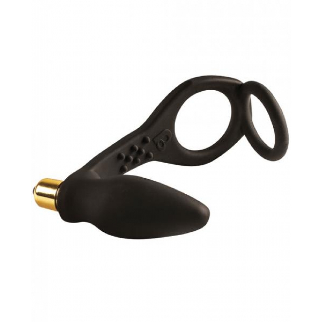 RO-Zen Black C Ring W/Vibrating Prostate Probe