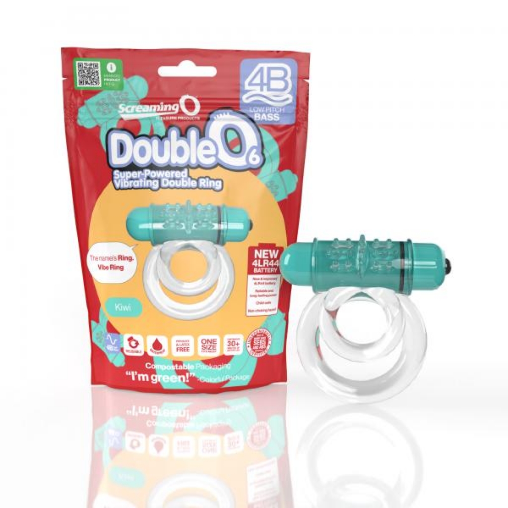 Screaming O 4B Double O 6 - Kiwi Vibrating Penis Ring