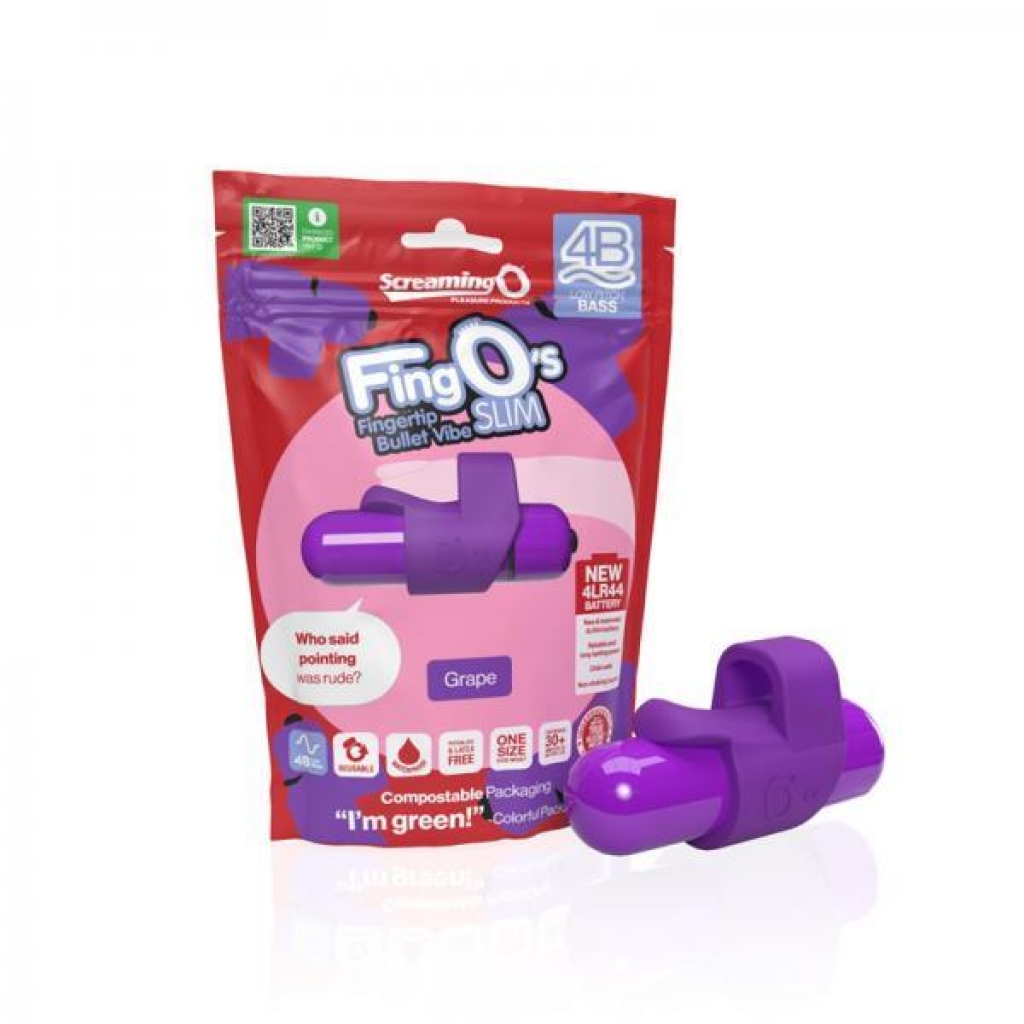 Screaming O 4B FingO Slim Grape (Bass)