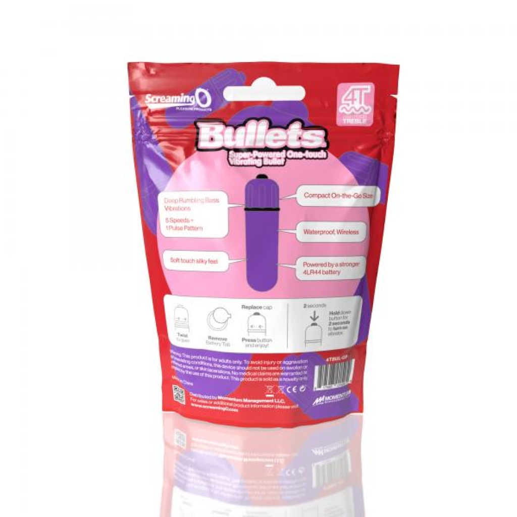 Screaming O 4T Bullet Vibrator - Grape