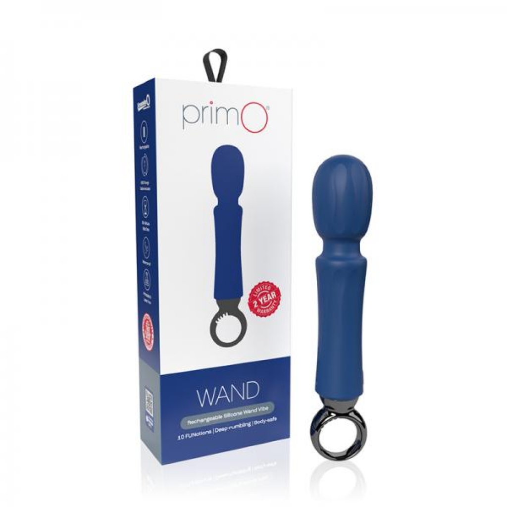 Screaming O Primo Wand Vibrator - Blueberry