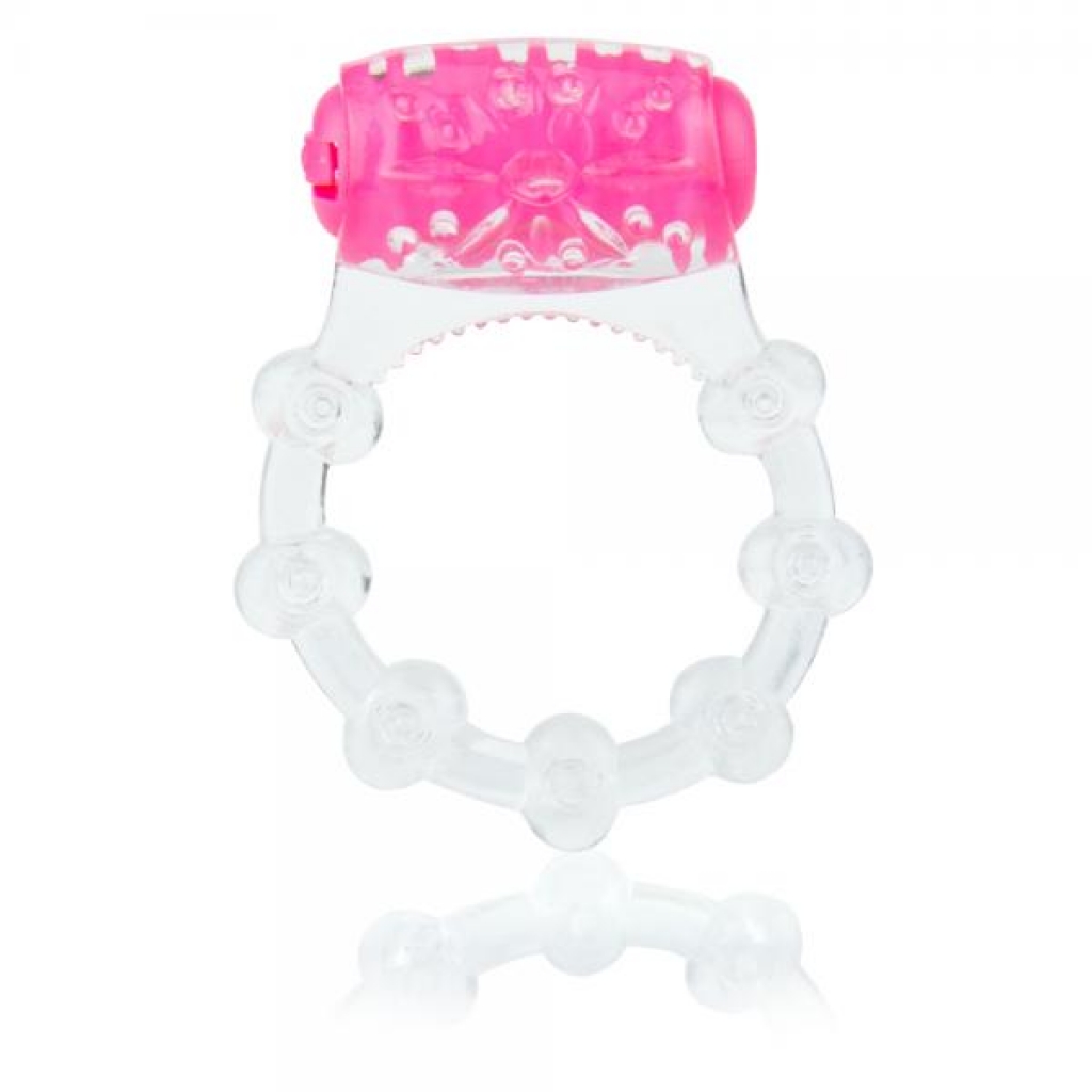 Screaming O Plus Vibrating Erection Ring - Pink