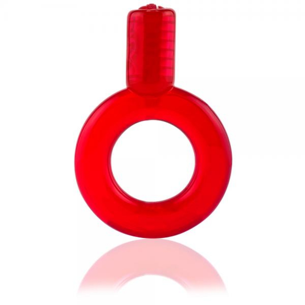 Go Vibe Ring - Red Portable Vibrating Penis Ring