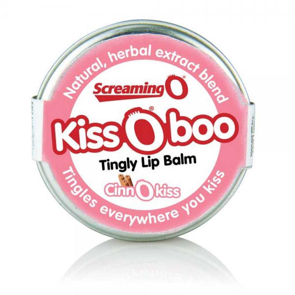 KissOboo Edible Tingly Lip Balm - Cinnamon Flavor