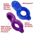 The O Joy Non-Vibrating Stimulation Ring - Assorted Colors