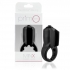 Primo Minx Black Vibrating Ring with Fins: Couples Pleasure Enhanced