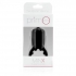 Primo Minx Black Vibrating Ring with Fins: Couples Pleasure Enhanced