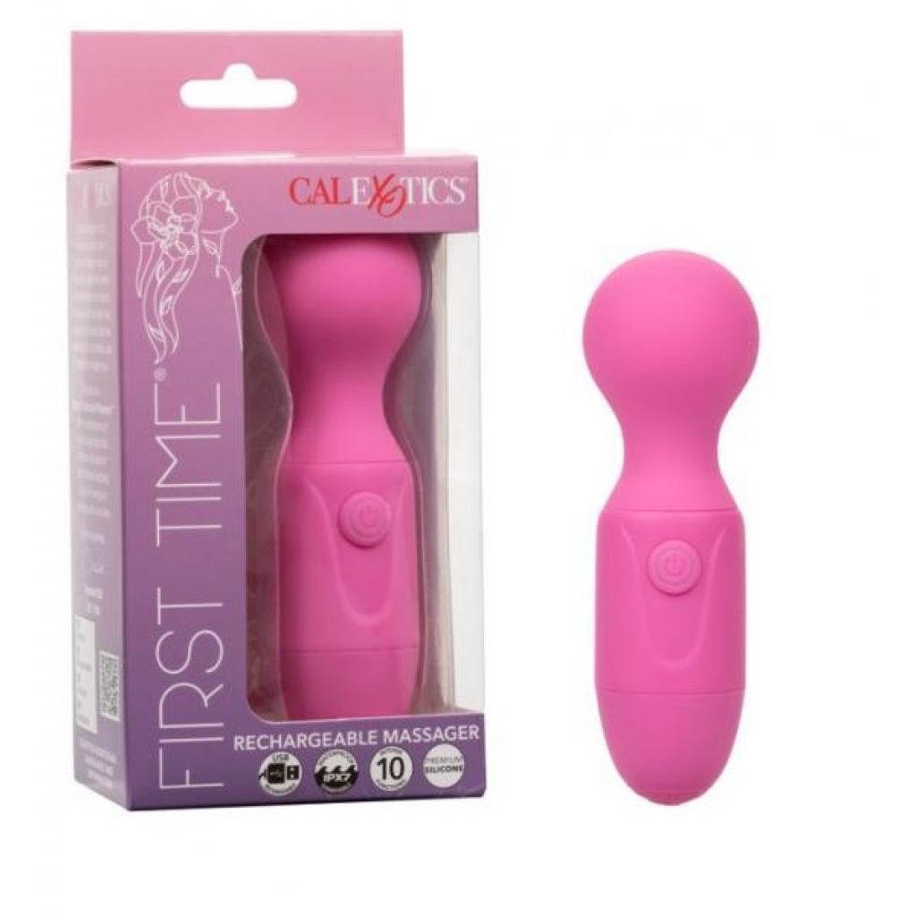 First Time Massager - Pink - Rechargeable