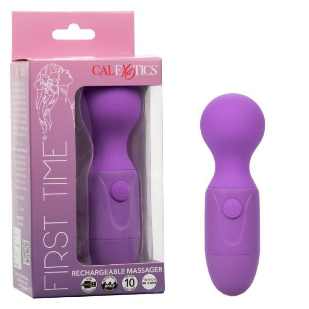 First Time Massager Purple Rechargeable - Perfect for Beginners