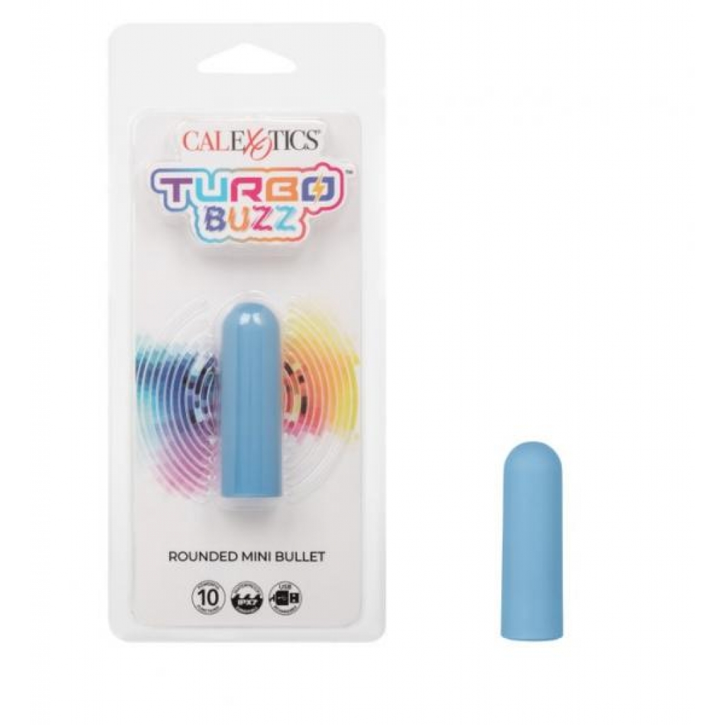 Turbo Buzz Round Mini Bullet - Blue