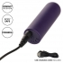 Powerful Turbo Buzz Round Mini Bullet Vibrator - Purple