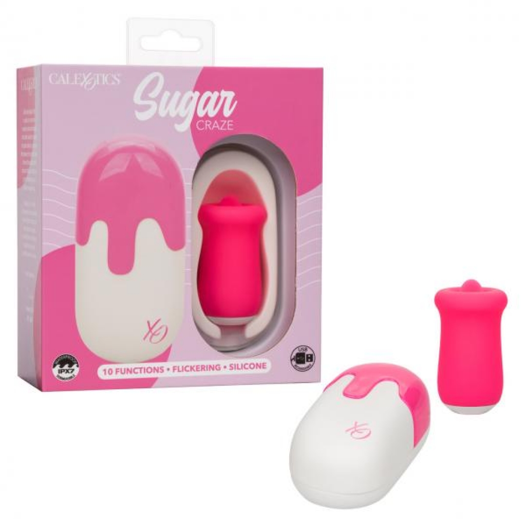 Sugar Craze Pink Tongue Vibrator