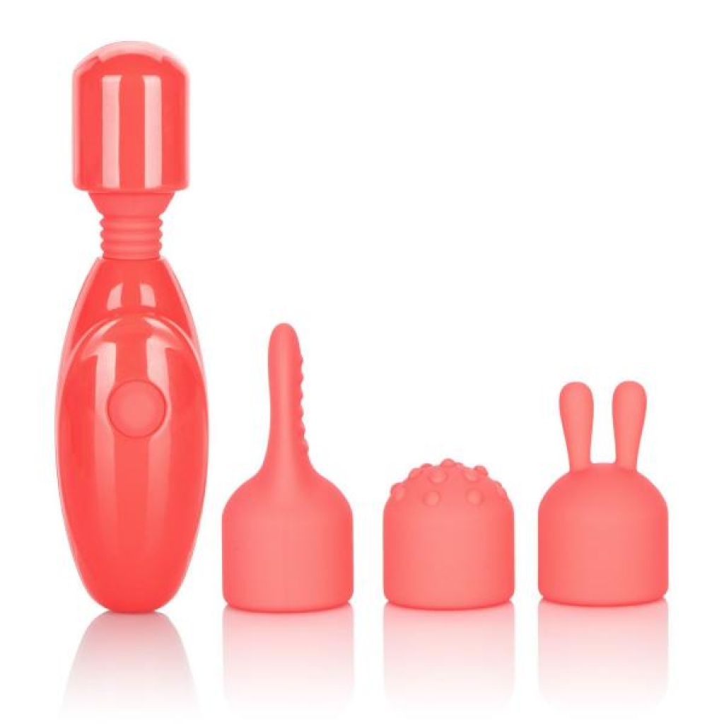 Rechargeable Massager Kit - Versatile Pleasure in Orange