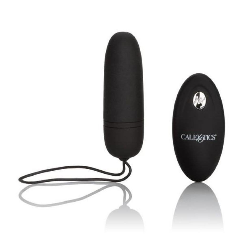 Silicone Remote Control Bullet Vibrator (Black)