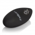 Silicone Remote Rechargeable Egg Vibrator - Black