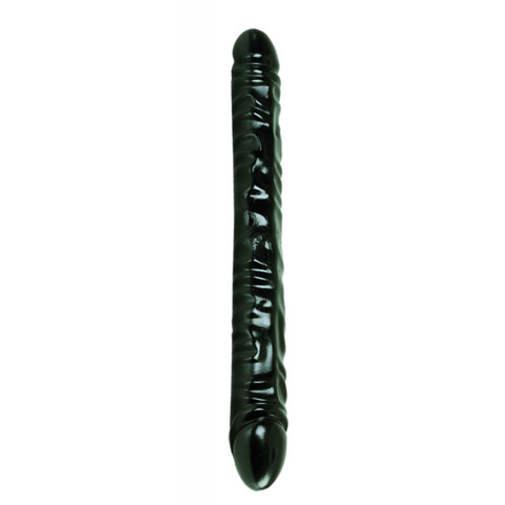 Black Jack Double Dong - 18 Inch Thick Veined