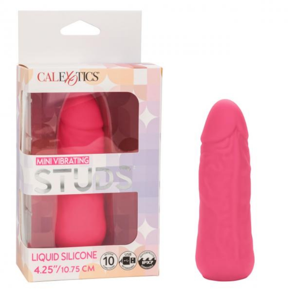 Mini Vibrating Studs in Pink