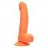 Neon Silicone Studs 6-Inch Dong - Orange