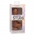 Dual Density Silicone Stud 5 Inches Brown