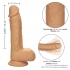 Dual Density Silicone Stud - 6.25in - Ivory