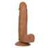 Size Queen 6-Inch Brown Dildo - Realistic Feel