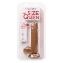 Size Queen 6-Inch Brown Dildo - Realistic Feel