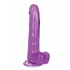 Size Queen 8in Purple - Realistic Dildo