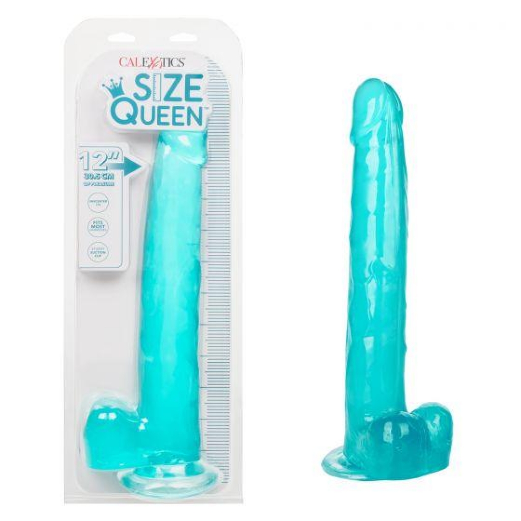 California Exotic Novelties Size Queen 12 Inch Dildo - Blue