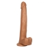 Size Queen - 12 inches Brown Dildo