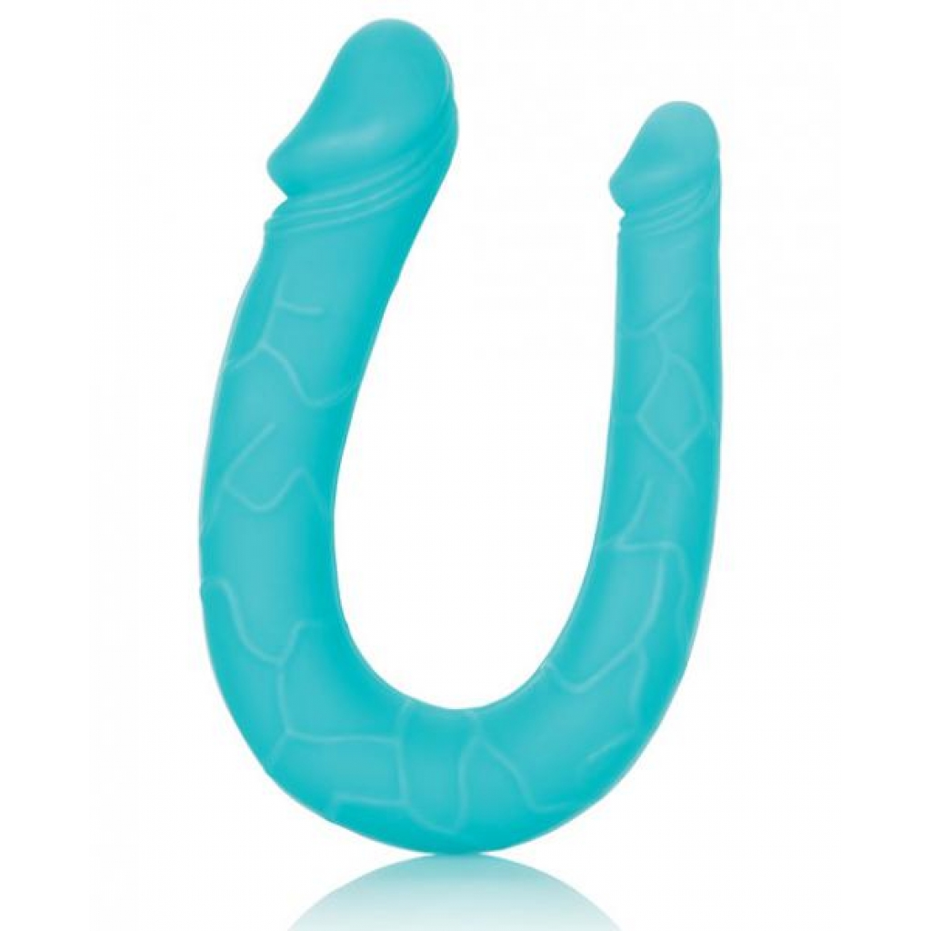 Silicone Double Dong - AC/DC Dong Teal Blue