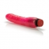 Vibrating Hot Pinks Curved Dildo - 8 inches Pink