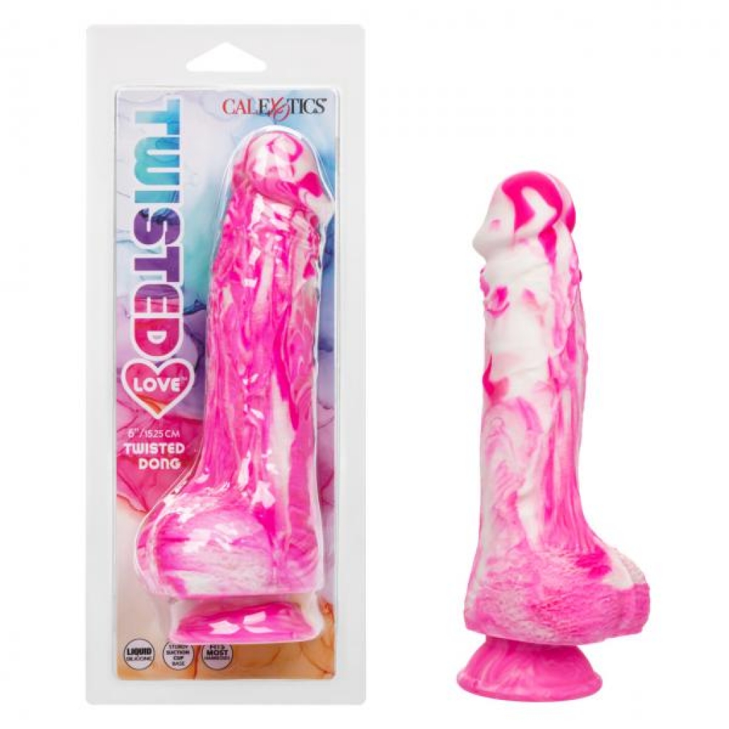 Twisted Love Twisted Dong - 6 inches Pink