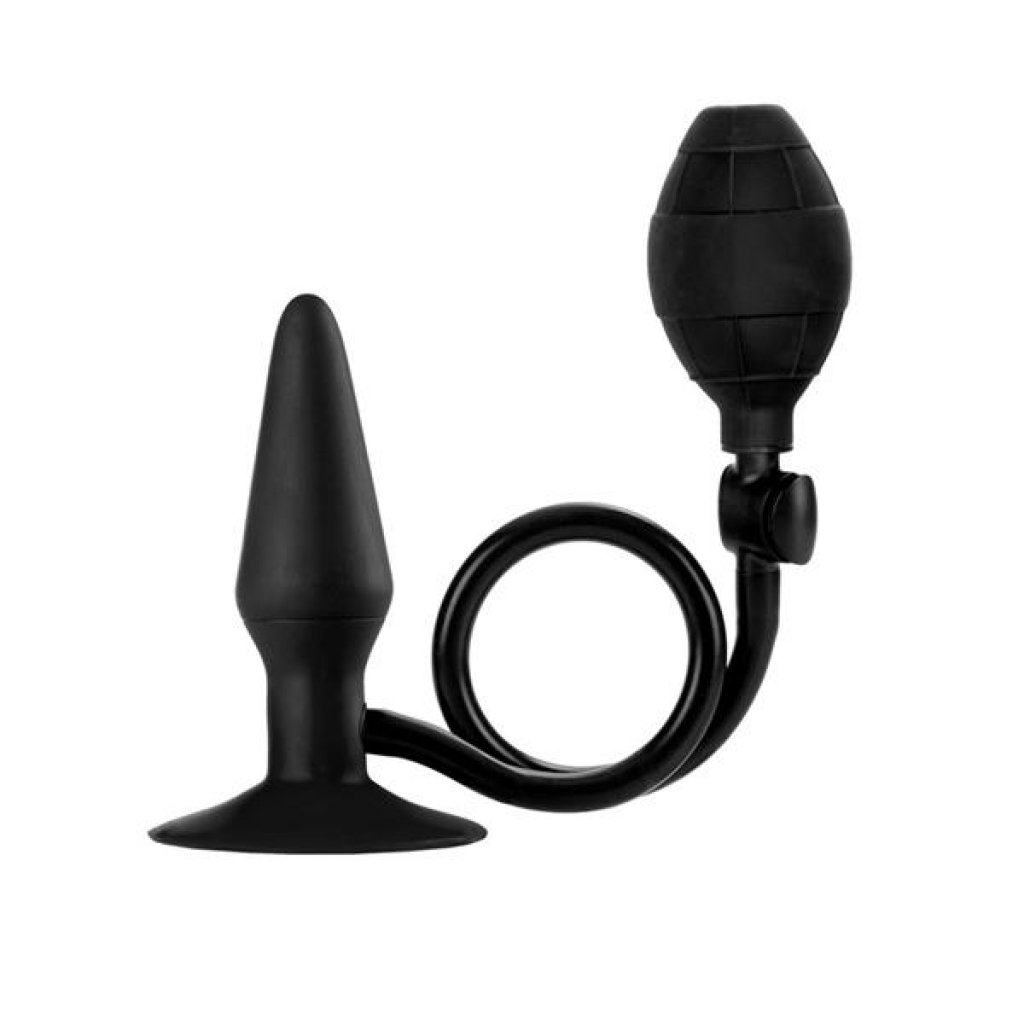 Booty Pumper Small Black Inflatable Plug - Exciting Sensations