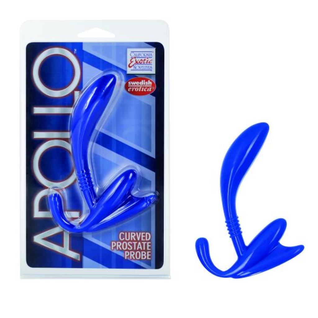 Apollo Curved Prostate Probe - Blue