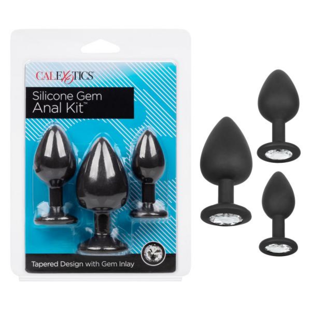 Silicone Gem Anal Kit - 3 Pieces