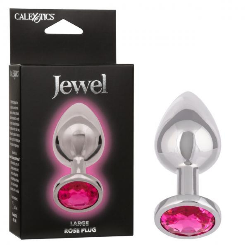 Jewel Large Rose Plug - Purple