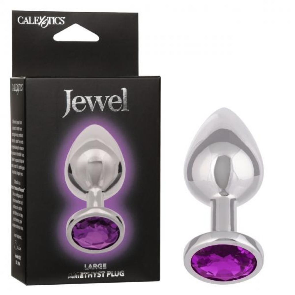 Jewel Large Amethyst Anal Plug