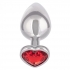 Ruby Heart Jewel Large Butt Plug