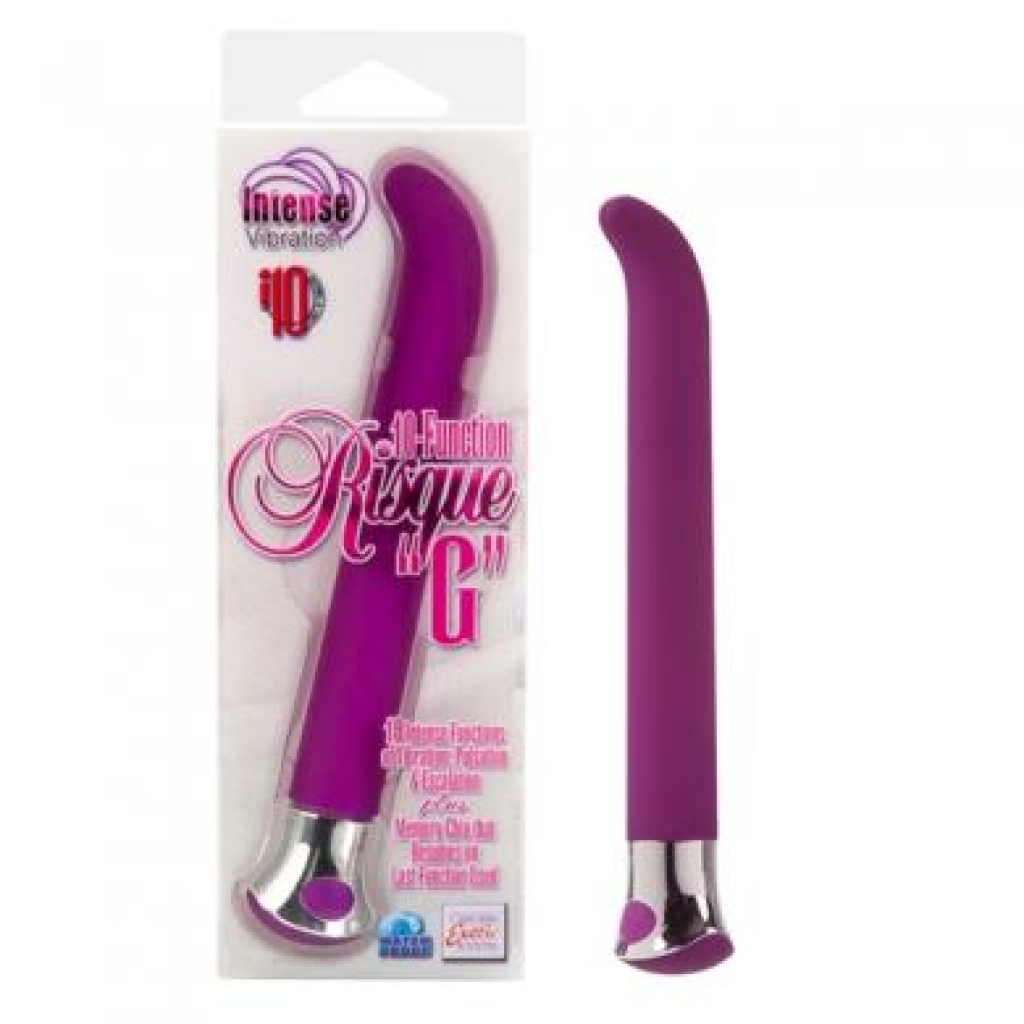 Risque G 10 Function Vibrator - Purple