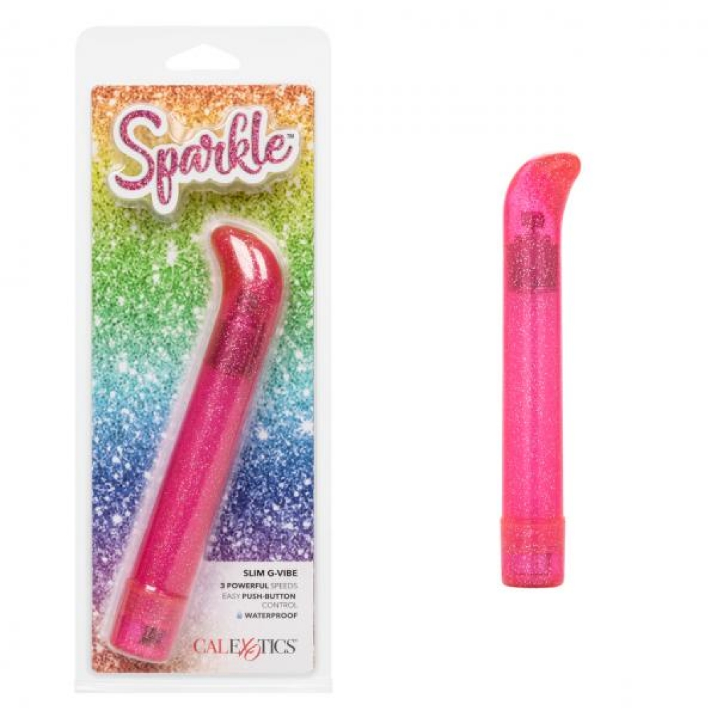 Sparkle Slim G-Vibe Massager - Pink