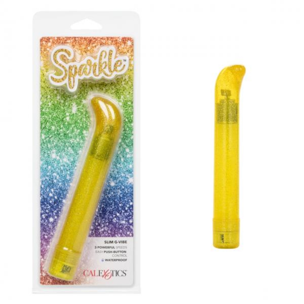 Sparkle Slim G-vibe - Yellow Massager