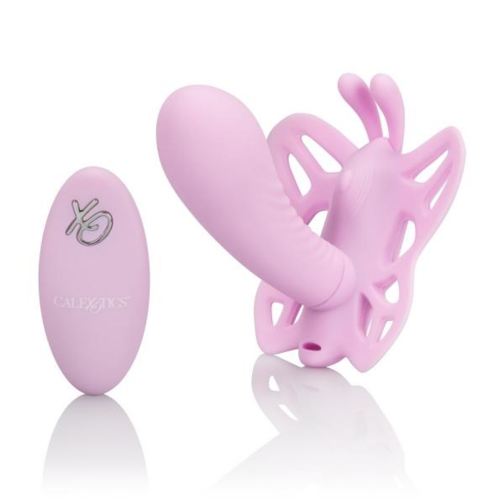 Venus Butterfly Silicone Remote G-Spot Vibrator - Pink